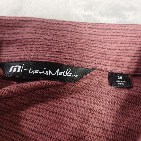 Lot (2) Polo Shirts Mens M Travis Mathew Peter Millar Golf Performance Stretch - Picture 2 of 8